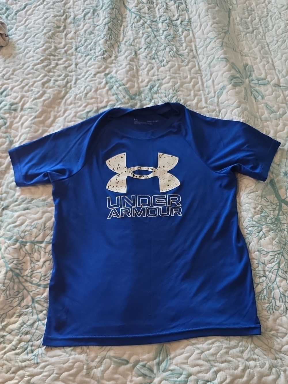 Under Armour (YSM) Blue Performance Logo Tee